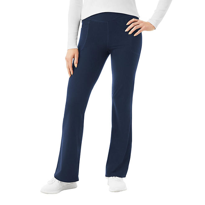 Member's Mark Ladies Crossover Flare Pant - Blue Cove / Small