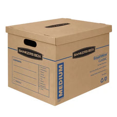 Bankers Box Smoothmove Classic 14 Box Kit (8 Medium/6 Large)