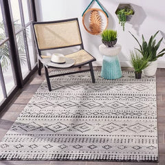 Montage Collection Rug - Gray and Ivory, 8' X 10'
