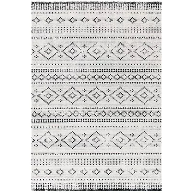 Montage Collection Rug - Gray and Ivory, 8' X 10'