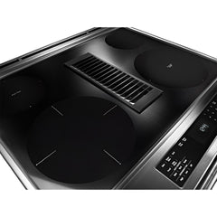 KitchenAid 6.4CuFt ELECTRIC Downdraft Slide-In Range in Stainless Steel
