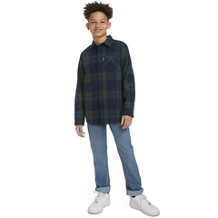 Levi's Boys' Plaid Flannel Shirt