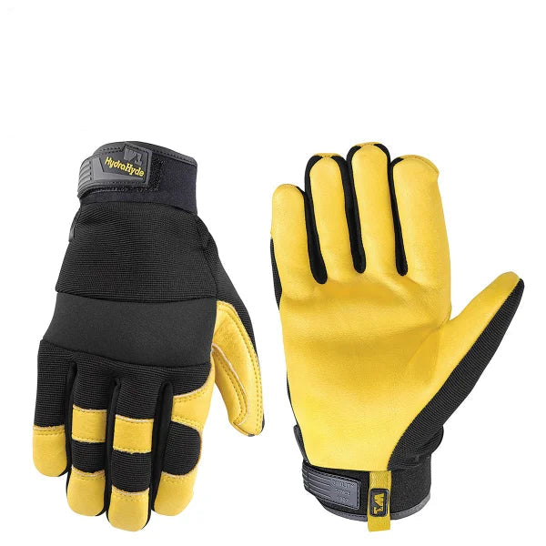 Wells Lamont Men's HydraHyde Leather Work Gloves, 6-pair
