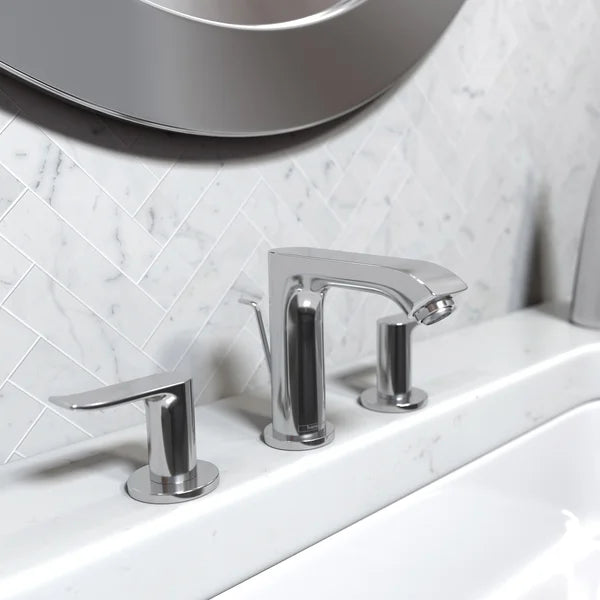 Hansgrohe Metris Widespread Faucet with Pop-up Drain, 2-pack