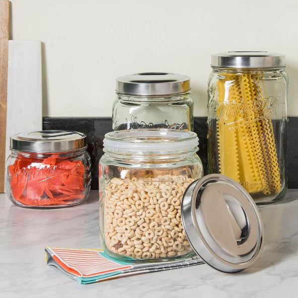 Mason Craft & More 4-piece Glass Canister Set