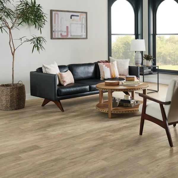 Mohawk Home 6MM Thick 7.5in X 48in 20 MIL Waterproof Luxury Vinyl Plank Flooring (17.3 sq ft/ctn)