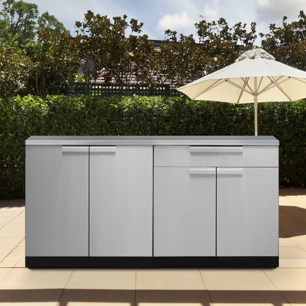 NewAge Products Classic Stainless Steel 3-piece Outdoor Kitchen