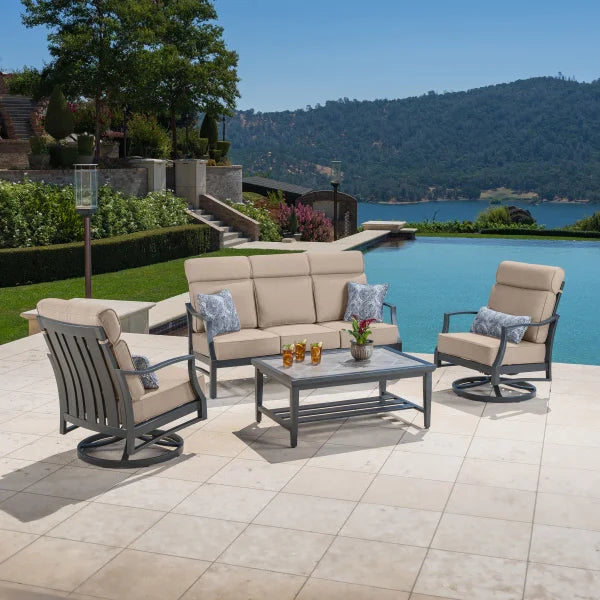 SunVilla Havana 4-piece Outdoor Patio Seating Set