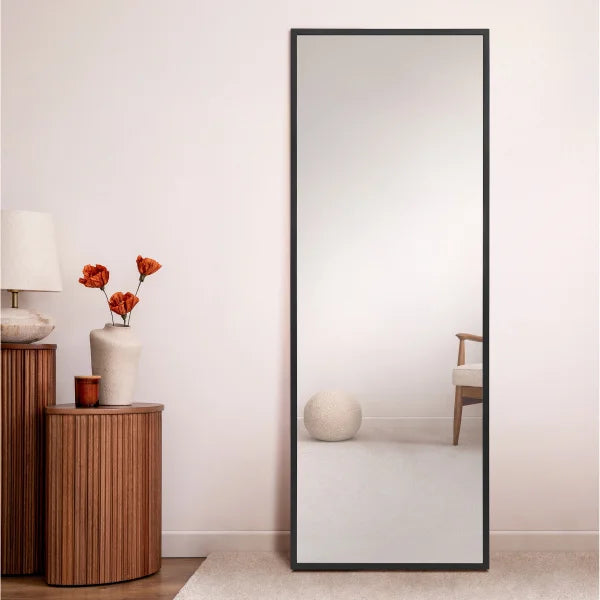 Morris Black Trim Floor Mirror