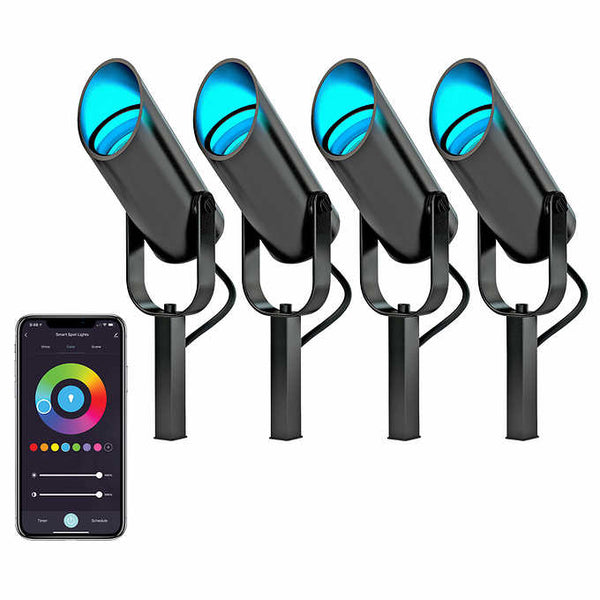 Atomi Smart Wi Fi Locus Outdoor Spot Lights Starter Kit