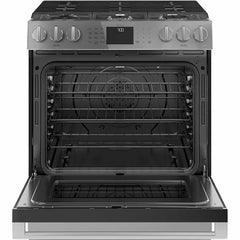 Café 5.6 cu. ft. Smart Slide-In GAS Range with Convection Oven and WiFi Connect