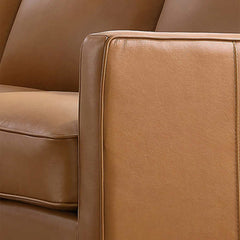 West Park 2-piece Leather Set - Sofa, Loveseat