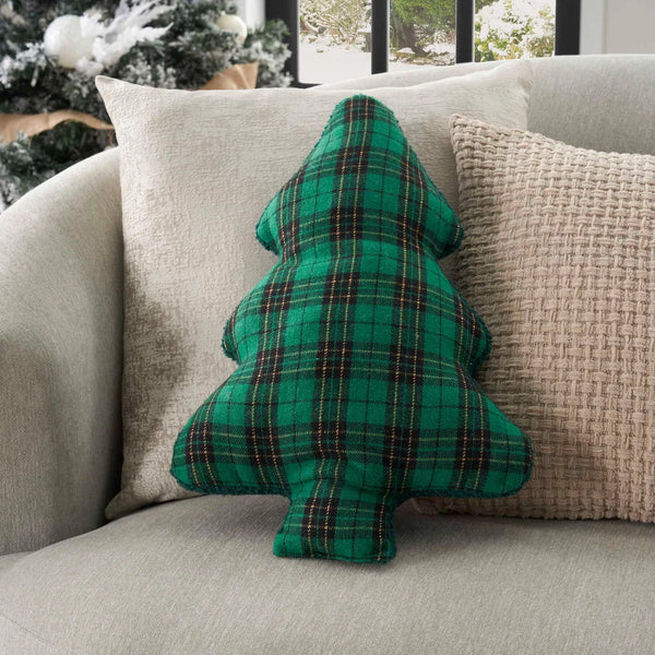 Mina Victory Loop Holiday Shaped Throw Pillow
