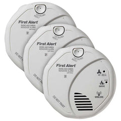 First Alert Smoke and Carbon Monoxide Alarm, 3-pack