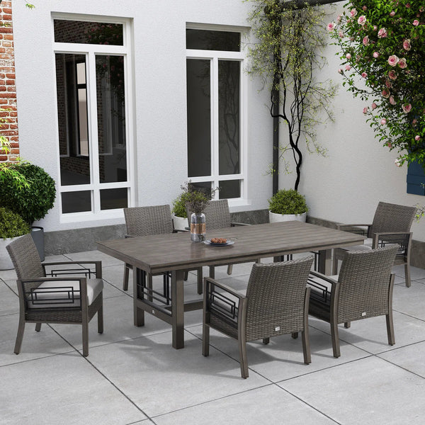 Austin II 7-piece Outdoor Patio Dining Set