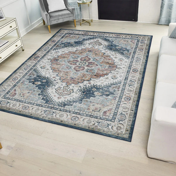Wyatt & Ash Washable Indoor Area Rug, Geraldine