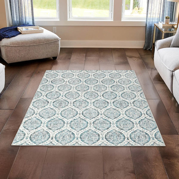 Wyatt & Ash Washable Indoor Area Rug, Alisha 5'3” x 7'5”