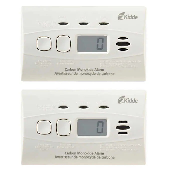 Kidde Battery Operated Carbon Monoxide Alarm, 2-pack