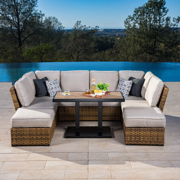 Reeve 6-piece Outdoor Patio Sectional Set