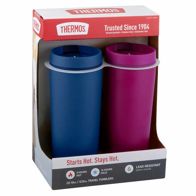 Thermos Stainless Steel 18oz Travel Tumbler, 2-pack for $4.97. : r