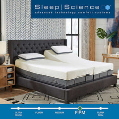 Sleep Science 13" Bamboo Cool Mattress with Q Plus Adjustable Base