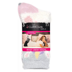 Cuddl Duds Girls' Boot Sock (3 pk.)
