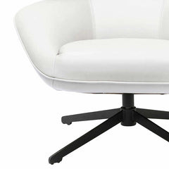 Electra Top Grain Leather Swivel Chair