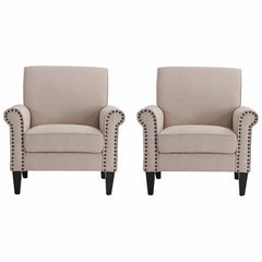 Monroe Fabric Club Chair, 2-pack