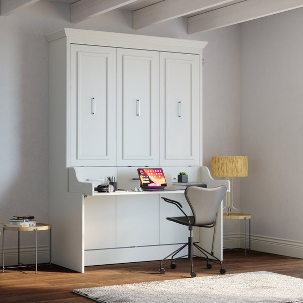 Perth Queen Deluxe Wall Bed with Desk