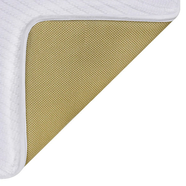 Cotton Twill Memory Foam Bath Rug