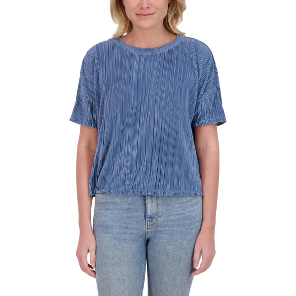 Andrew Marc Women's Plisse Top