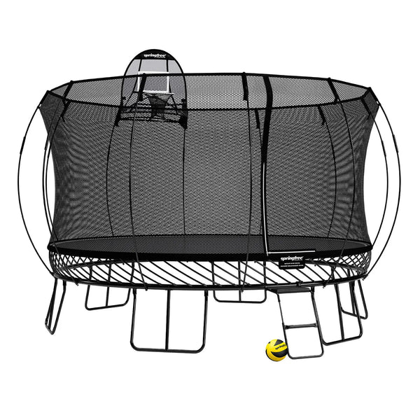 Springfree All Black 13' Jumbo Round Trampoline