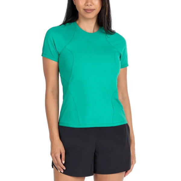 Spyder Women's Ribbed Short Sleeve Tee