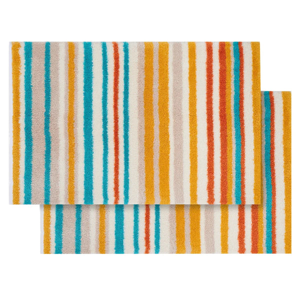 WelHome Printed Bath Rugs, 2-pack