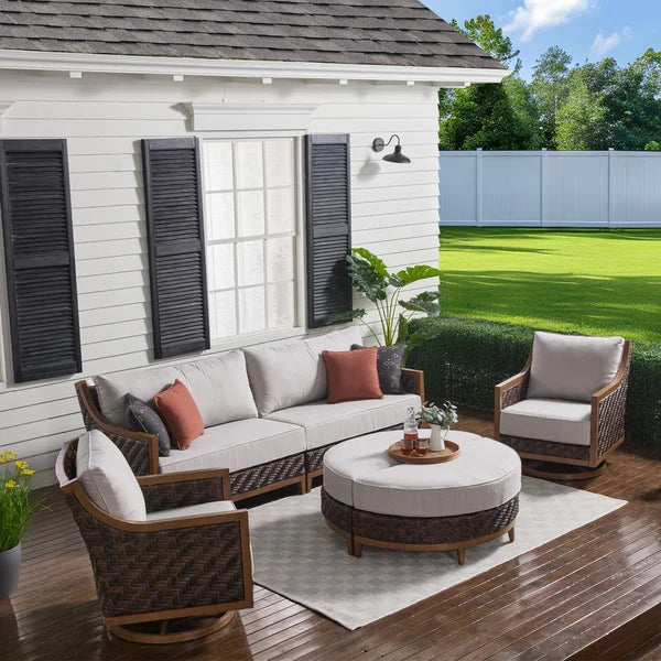 Rockport 6-piece Deep Seating with Ottomans