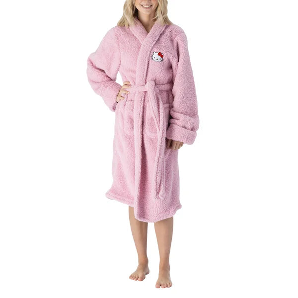 Hello Kitty Sherpa Fleece Robe