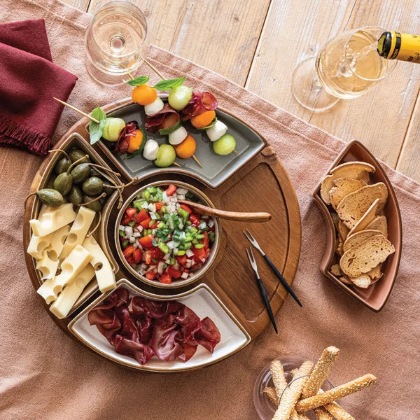 over&back Options Lazy Susan, 6-piece