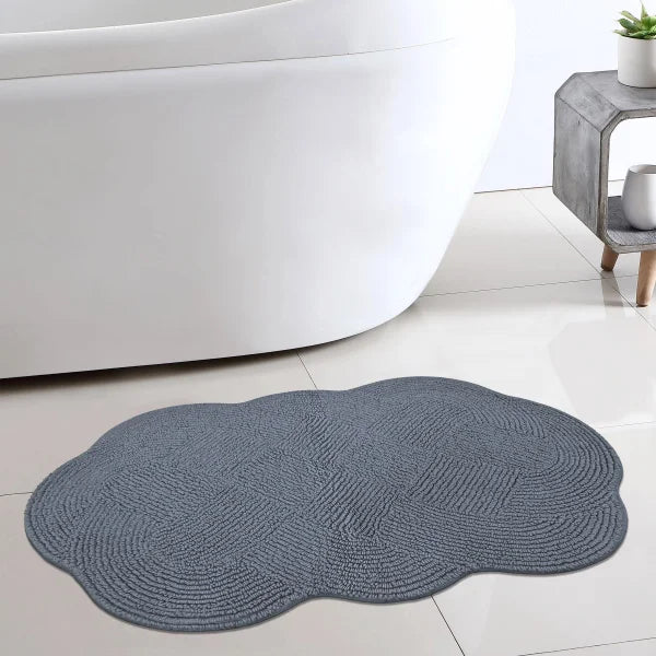 Scallop Tufted Bath Rug