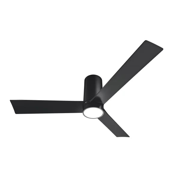 Smart Nouvo 3 Flush Mount 52" Wi-Fi Indoor Ceiling Fan with Color Changing Integrated LED Light and Remote