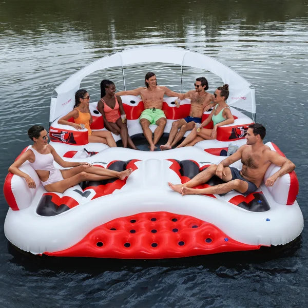 Tobin Sports Seas the Day Inflatable Island with Sunshade