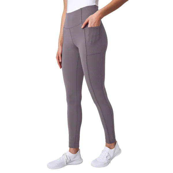 Mondetta Women's Panel Ribbed Legging