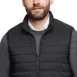 Banana Republic men's quilted vest in black