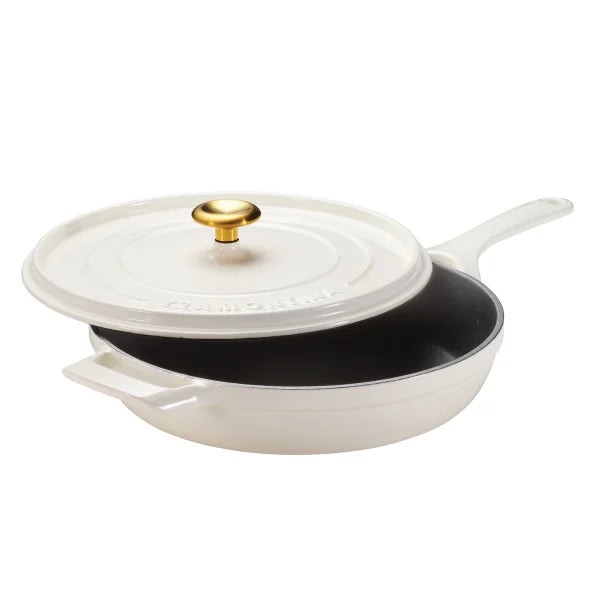 Tramontina 12" Enameled Cast Iron Skillet with Lid