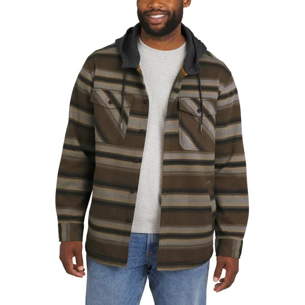Quiksilver Men's Hooded Shirt Jacket