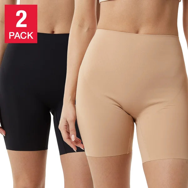 Layer Zero by 32 Degrees Women's Shaping Shorts, 2-pack