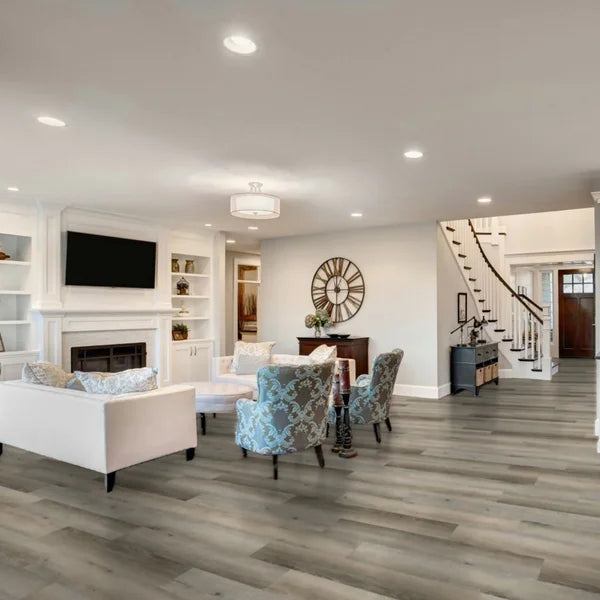 United Weavers Flooring St. Augustine 9"x 60" Waterproof Luxury Vinyl Plank - 7.5 MM Thick with 22 Mil Wear Layer, 22.39 sq.ft/ctn