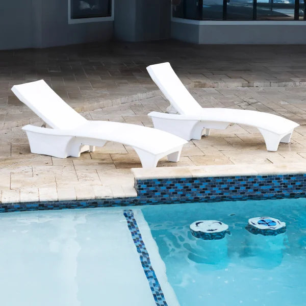 Two-pack Vero Adjustable Pool Lounge Chairs