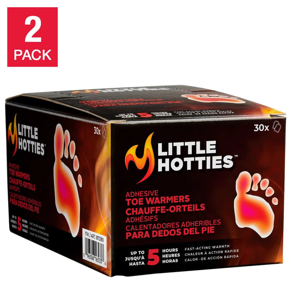 Little Hotties Toe Warmers, 60-pairs, 2-pack