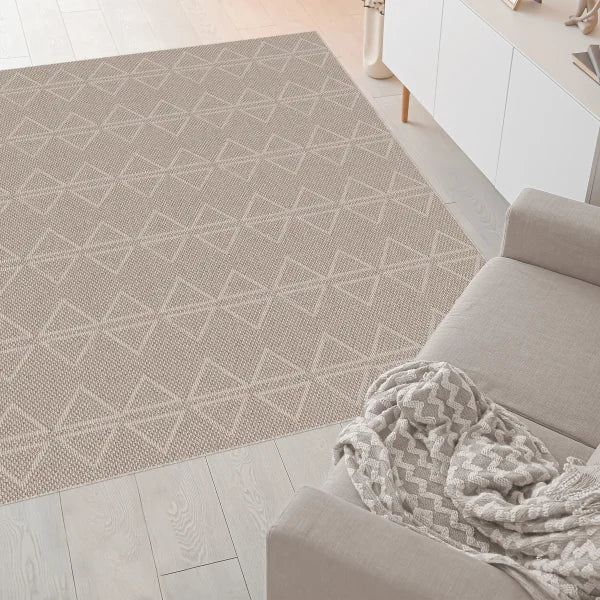 Lyon Rug by Baldosa, Beige Shore, 4’ x 6’