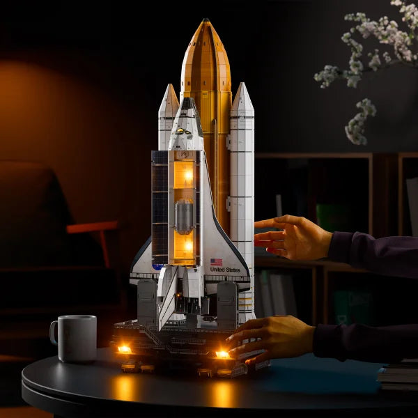 4D Build Space Shuttle 3D Model Kit with LED Lights – RJP Unlimited